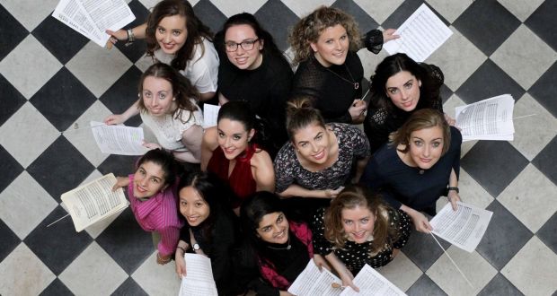 National Concert Hall Female Conductor  Finale: 12 young conductors gather on Wednesday. Photograph: Mark Stedman
