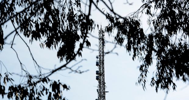 RTÉ’s transmission mast at its Montrose campus. Bogus self-employment is not limited to the broadcaster, unions say. Photograph: Cyril Byrne