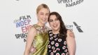 Saoirse Ronan and Beanie Feldstein at the 2018 Film Independent Spirit Awards. Photograph:Jason Merritt/Getty Images