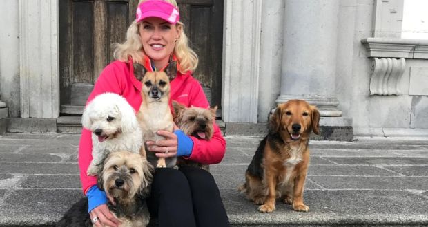 Lorraine Mulligan and her four-legged friends