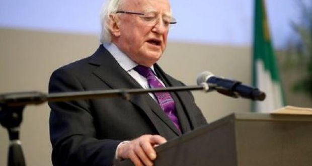 President Michael D Higgins: he already has the support of the Labour Party and Fianna Fáil. Fine Gael is also expected to support him 