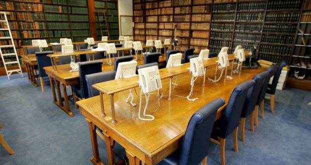 The law library in the Four Courts. File photograph: David Sleator