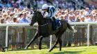 Colm O’Donoghue partners Alpha Centauri to victory at Newmarket. Photograph: Paul Harding/PA