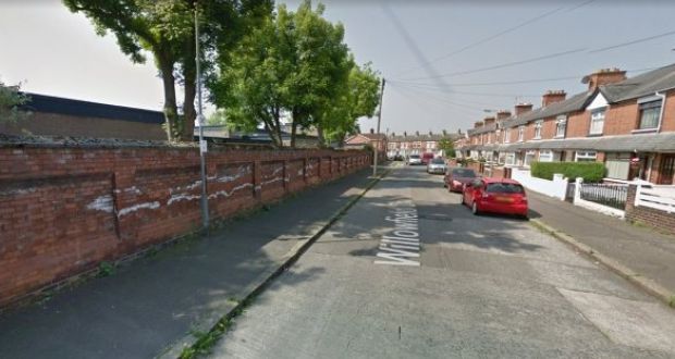 Police are looking for a group of masked youths seen near St Vincent’s school in the Willowfield Drive area. Photograph: Google Street. 