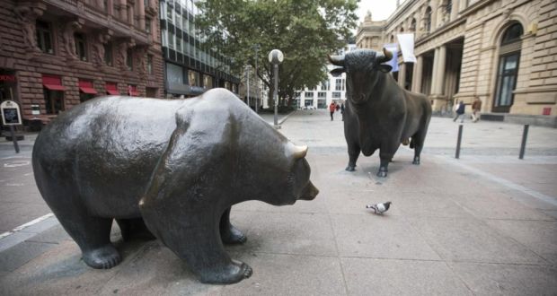 BAML’s Bull & Bear Indicator  is now on the verge of giving a trading buy signal. Photographer: Alex Kraus/Bloomberg via Getty Images