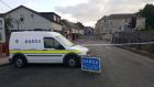The scene at Bridge St in Mallow on Friday morning following the  fatal stabbing. Photograph: The Irish Times 