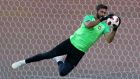 Alisson in training with Brazil during the 2018 World Cup. File photograph:  Sergio Perez/Reuters