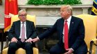 US president Donald Trump met European Commission president Jean-Claude Juncker at the White House, claiming the US and EU “love each other”. 