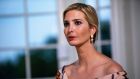 Ivanka Trump, US president Donald Trump’s daughter and a White House senior adviser, is pictured during a recent dinner in New Jersey. Photograph: Al Drago/The New York Times