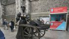The Molly Malone statue on Suffolk Street, Dublin. Photograph: Dave Meehan/The Irish Times