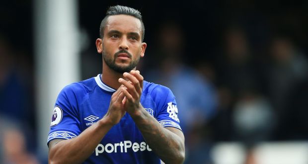 Everton striker Theo Walcott, who, along with Gylfi Sigurdsson and Cenk Tosun, have become the first footballers to feature in the Angry Birds game.