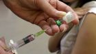 Some 95 per cent of eligible children need to be vaccinated with two doses of the measles, mumps and rubella(MMR) vaccine to prevent outbreaks. Photograph: Owen Humphreys/PA Wire