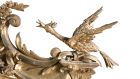 Lot 354, detail of bird carving on gilt mirror 
