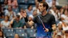 Andy Murray during his match against Fernando Verdasco in New York. Photograph: AP