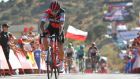 Nicolas Roche: finding the going tough in the Vuelta a España. Photograph:  Tim de Waele/Getty Images