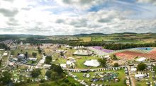 Electric Picnic 2018: the sunshine is a bigger surprise even than Massive Attack’s tent-trembling soundcheck.  Photograph: Aerial.ie