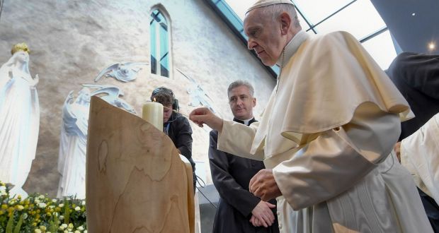 I had not been to Knock for decades. After the pope’s visit, I planned to mooch around the village to see what memories it would stir up. I never expected it to be emotional. Photograph: Ciro Fusco/Getty Images