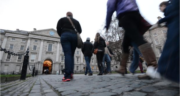 Trinity College Dublin is ranked in 46th spot globally, up two places compared with 2017. Photograph: Dara Mac DÃ³naill 