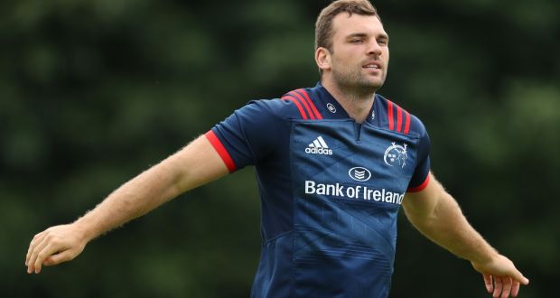 Tadhg Beirne is set to make his Munster debut on Friday night. Photograph: Oisin Keniry/Inpho