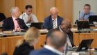 Cllr Jimmy Guerin, speaking at the special meeting of Fingal County Council to consider presidential nomination requests. Photograph: Dara Mac Dónaill/The Irish Times