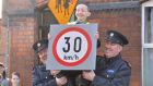 In March last year the 30km/h speed limit zone was expanded to certain residential areas and in the vicinity of schools in Dublin city centre.  Photograph: Alan Betson / The Irish Times