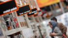 Customers browse goods on display at a B&Q store. Photograph: Rupert Hartley/Bloomberg