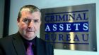 The head of the Criminal Assets Bureau, Det Chief Supt Pat Clavin,  said criminals are increasingly converting their cash into assets that could be taken outside the State in plain sight. Photograph:  Cyril Byrne