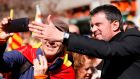 Manuel Valls during a demonstration to support the unity of Spain in Barcelona. Photograph: Pau Barrena/AFP/Getty Images