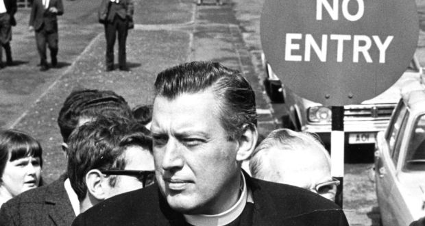 Rev Ian Paisley in 1969: fostered close ties with American white supremacists. Photograph: Jimmy McCormack