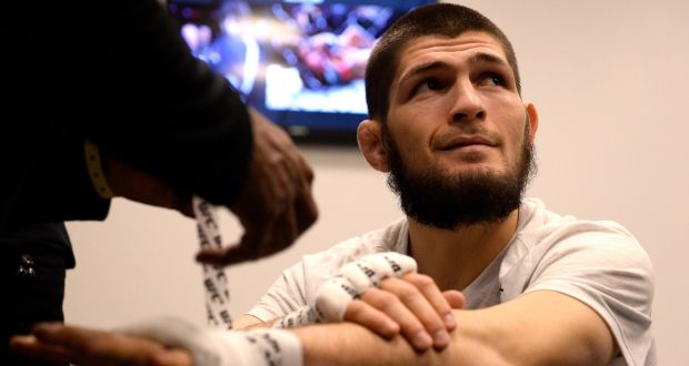 Khabib Nurmagomedov could well be Conor McGregor’s toughest opponent yet when they square off in Las Vegas for UFC 229. Photo: Mike Roach/Zuffa LLC via Getty Images