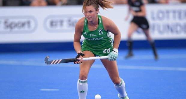 Ireland’s Deirdre Duke:  She will be lining up against her comrade Katie Mullan in Germany when Düsseldorfer meet Club an der Alster this weekend. Photograph: Joe Toth/Inpho