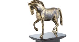 Detail of pacing horse (Lot 303, €3,000-€5,000)