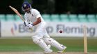 Prithvi Shaw scored a century on his Test debut against the West Indies in Rajkot. Photograph:  Harry Trump/Getty Images