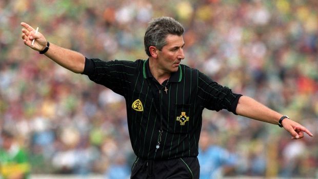 Former referee Michael Curley: Photograph: Lorraine O’Sullivan/Inpho