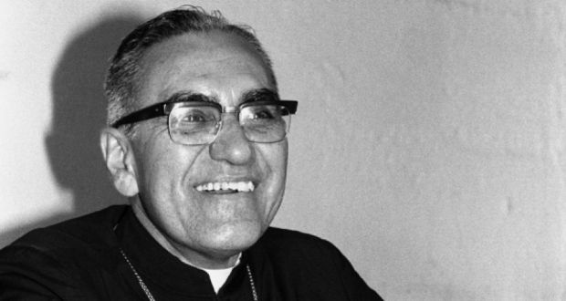 Archbishop Oscar Romero (1917 - 1980) at home in San Salvador in November 1979. Photograph: Alex Bowie/Getty