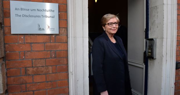  Former minister for justice Frances Fitzgerald  at the Disclosures Tribunal in Dublin Castle in January. Photograph: Dara Mac Dónaill 
