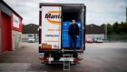 Haulier Stephen Heasley  at Manfreight  in Portadown, Co Armagh. Photograph: Liam McBurney for The Irish Times