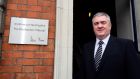 Supt David Taylor at the entrance of the Disclosures Tribunal at Dublin Castle. Photograph: Cyril Byrne/The Irish Times