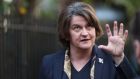 DUP leader Arlene Foster: “I fully appreciate the risks of a ‘no deal’ but the dangers of a bad deal are worse.” Photograph: Niall Carson/PA Wire