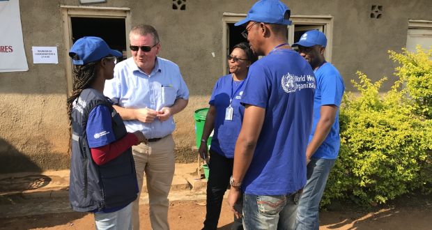 Dr Mike Ryan, assistant director general of WHO, and team in North Kivu:  “This is probably the first Ebola outbreak to happen in an active conflict zone.”
