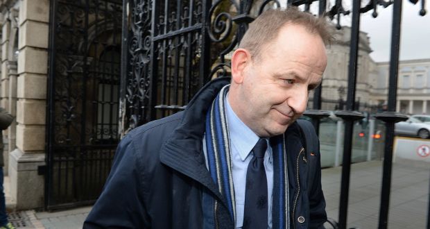 File photograph of Sgt Maurice McCabe outside  Leinster House. Photograph: Cyril Byrne/The Irish Times