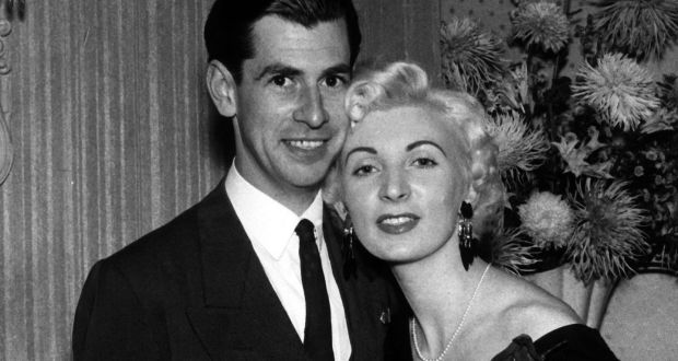 Ruth Ellis with her boyfriend David Blakely at the Little Club in London in 1955