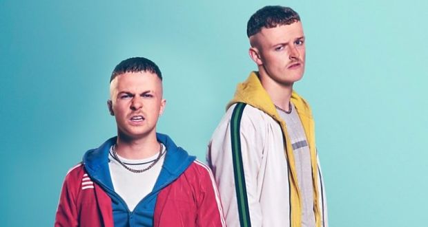 Young Offenders Conor MacSweeney (Alex Murphy) and Jock O’Keeffe (Chris Walley). Photograph: Miki Barlok