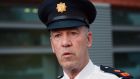 Supt Gerry Wall speaking to the media at Leixlip Garda station last week about the fatal shooting of Clive Staunton. Photograph: Colin Keegan/Collins Photos