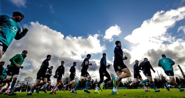 A general view of Ireland training ahead of the final Guinness Series meeting with the USA. Photo: Billy Stickland/Inpho