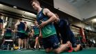 Matt Healy during a Connacht training session at the Sports Science Institute Of South Africa. Photograph: James Crombie/Inpho