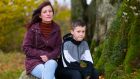 Trish Reilly Nolan pictured with her son Alex  near their home in Athlone. Photograph: Tom O’Hanlon. 
