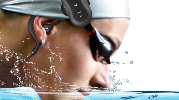 Swimming goggles with inbuilt stereo system could be a nice gift for fitness lovers
