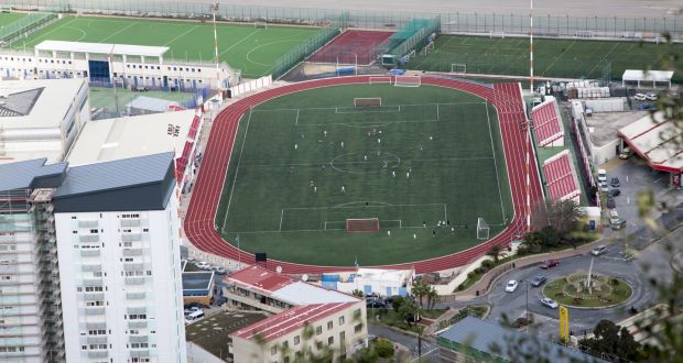 The Victoria Stadium in Gibraltar will host Ireland’s opening Euro 2020 qualifier. Photo: Geography Photos/UIG via Getty Images