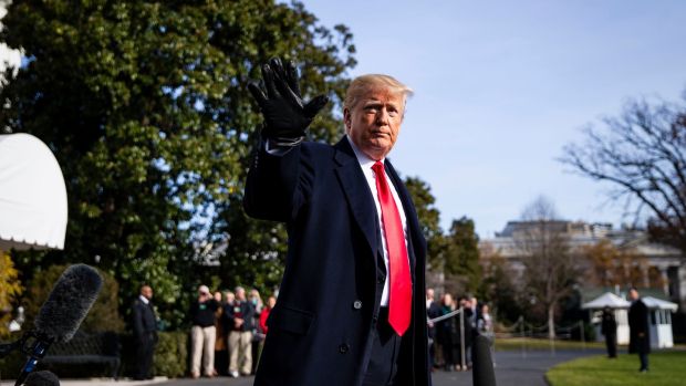 Is 2018 the year of the new normal? Trump himself is a presidential major disaster warning, but a warning that we barely even hear anymore. Photograph: Al Drago/The New York Times